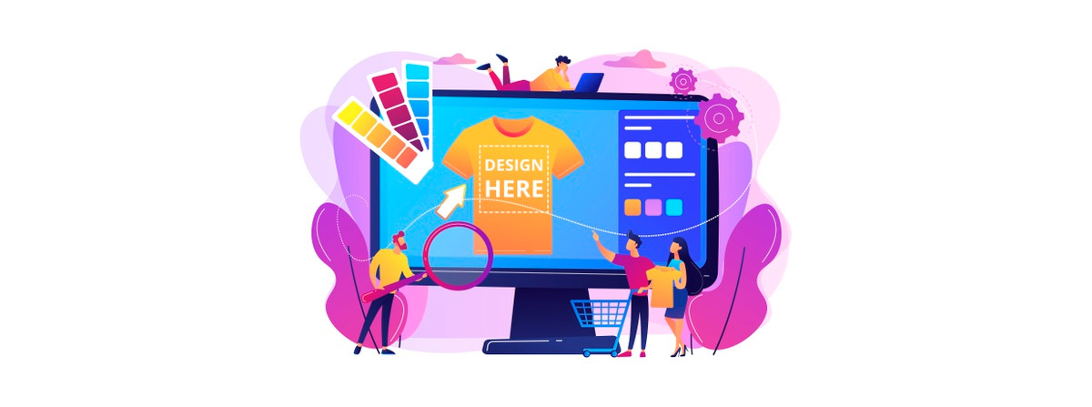 Processo di stampa delle t-shirt Processo di stampa delle t-shirt